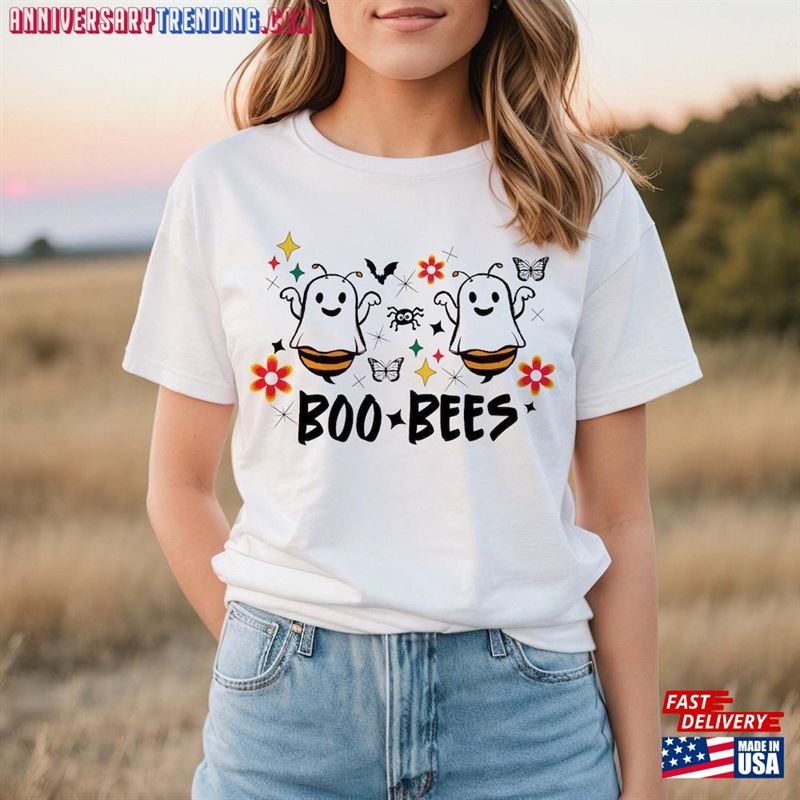 Boo Bees Shirt Bee Halloween T-Shirt Classic