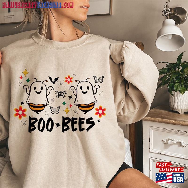 Boo Bees Shirt Bee Halloween T-Shirt Classic