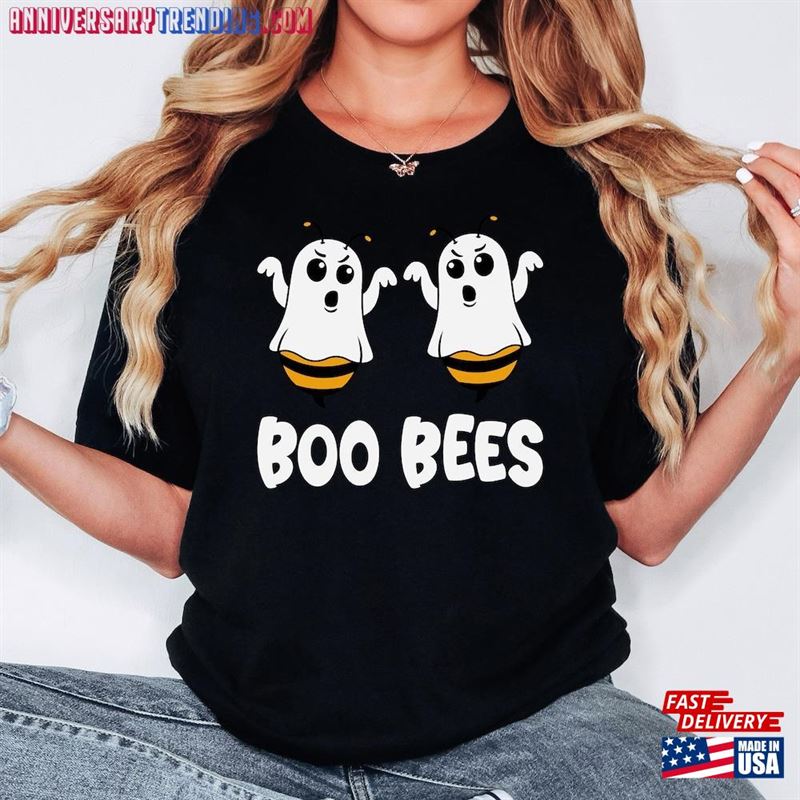 Boo Bees Sweatshirt Funny Halloween Shirt Hoodie