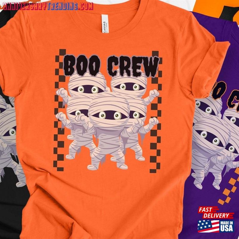 Boo Crew Halloween Group Bella Canvas Tees Party Shirts Sweatshirt Unisex