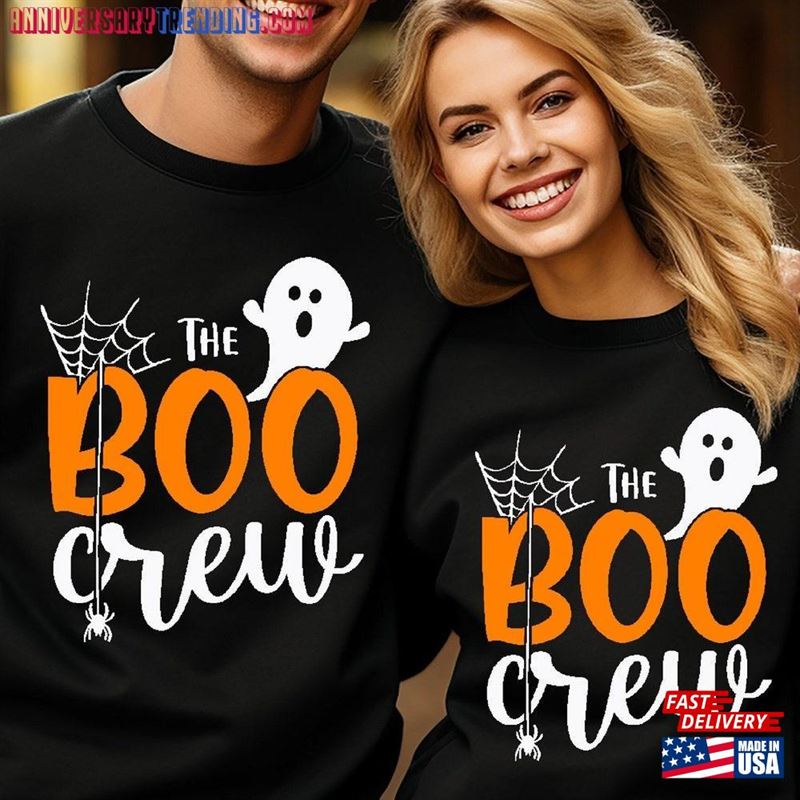 Boo Crew Sweatshirt Halloween Unisex T-Shirt