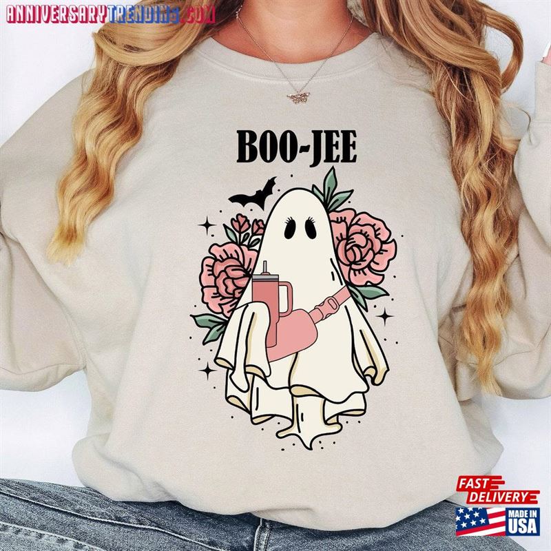 Boo Jee Shirt Halloween Ghost Sweatshirt T Classic T-Shirt