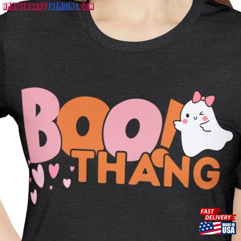 Boo Thang Shirt Female Ghost Halloween Costume T-Shirt Classic