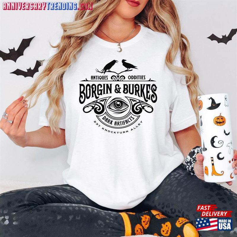 Borgin And Burkes Sweatshirt Wizarding Artefacts Wizard Sweater Unisex Classic