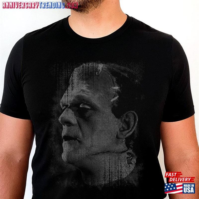 Bride Of Frankenstein And Monster Tee Shirt T-Shirt Classic