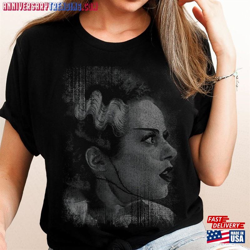 Bride Of Frankenstein And Monster Tee Shirt T-Shirt Classic