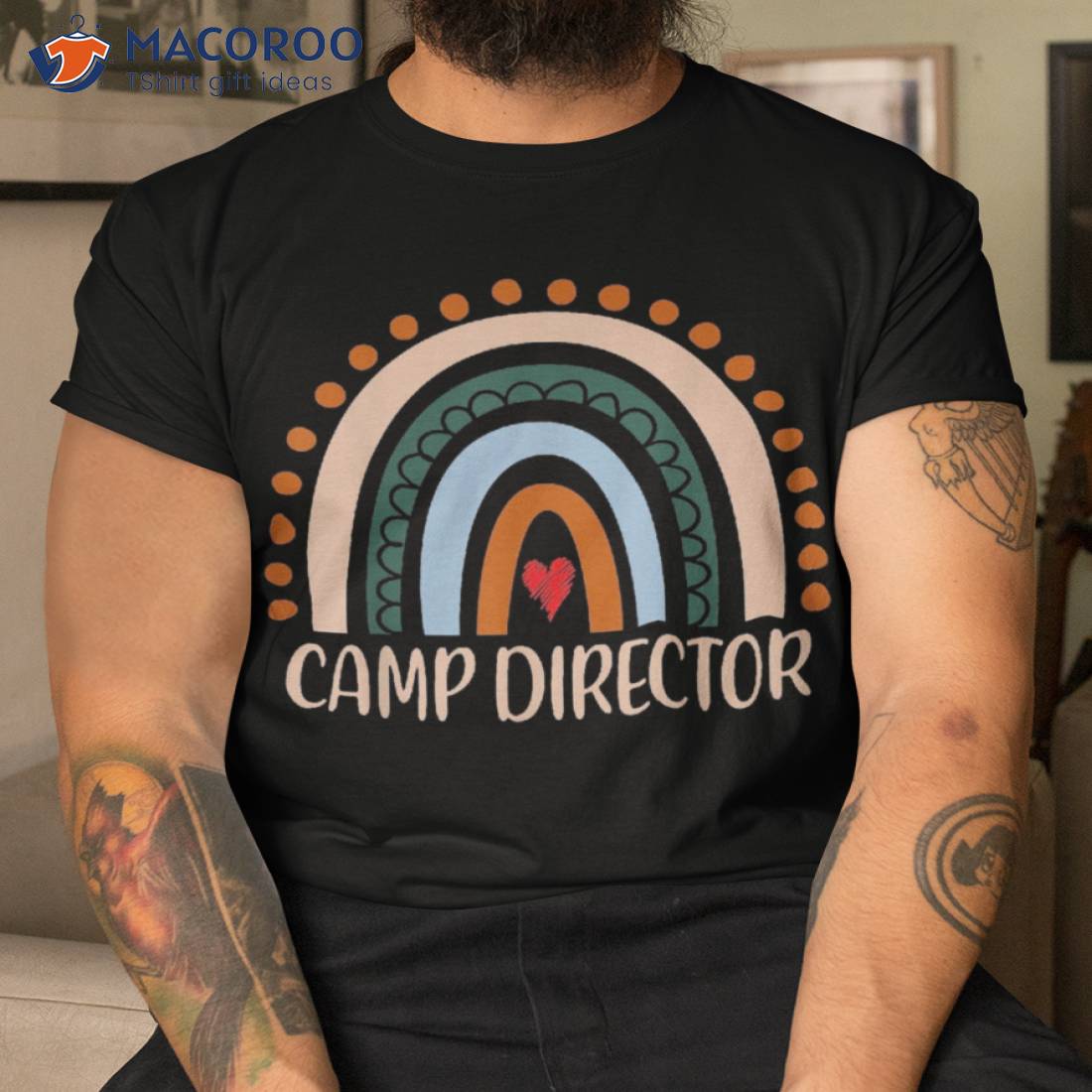 Camp Director Rainbow Appreciation Day Hello Back To School Shirt