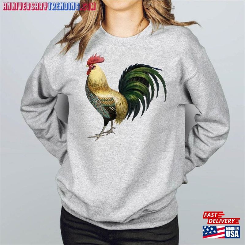 Chicken Sweatshirt Shirt Gift For Lover Unisex