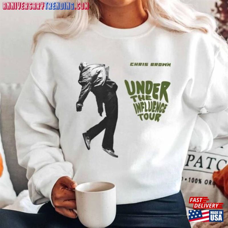 Chris Brown Under The Influence Tour T-Shirt 2023 Sweatshirt Shirt For Men And Women Gift On Halloween Unisex