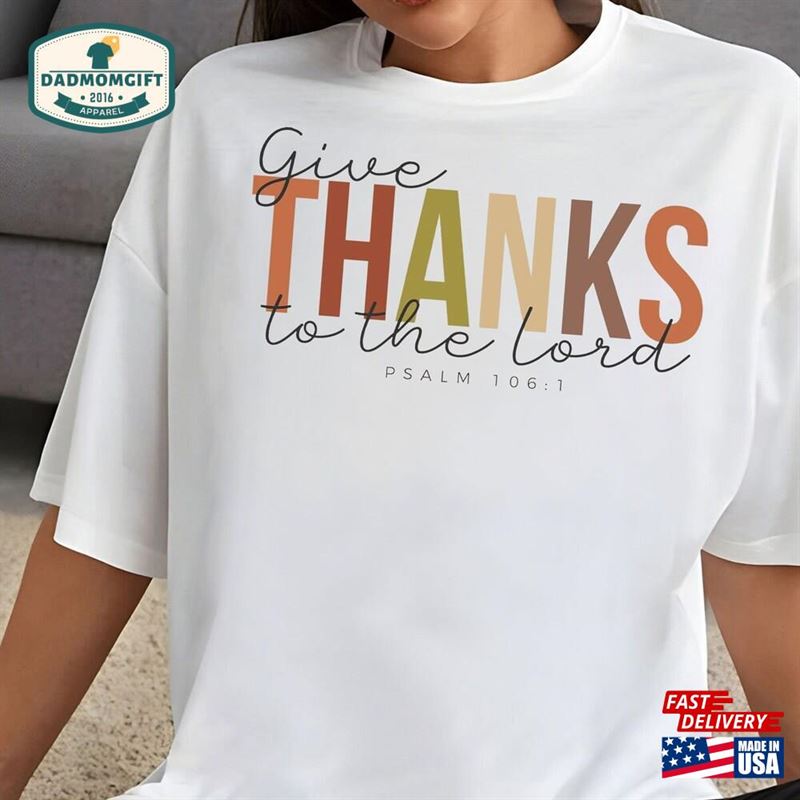 Christian Fall Shirt Thanksgiving Friendsgiving T-Shirt Hoodie Unisex