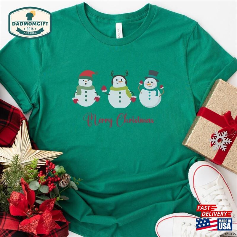 Christmas T-Shirts Snowman T-Shirt Gift Hoodie