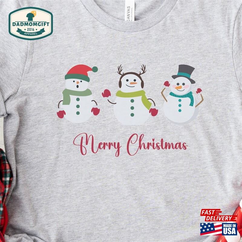 Christmas T-Shirts Snowman T-Shirt Gift Hoodie