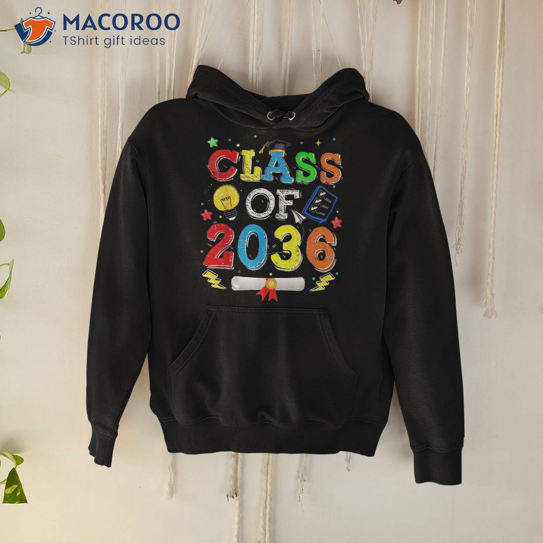 Class Of 2036 Grow With Me First Day School Senior Shirt