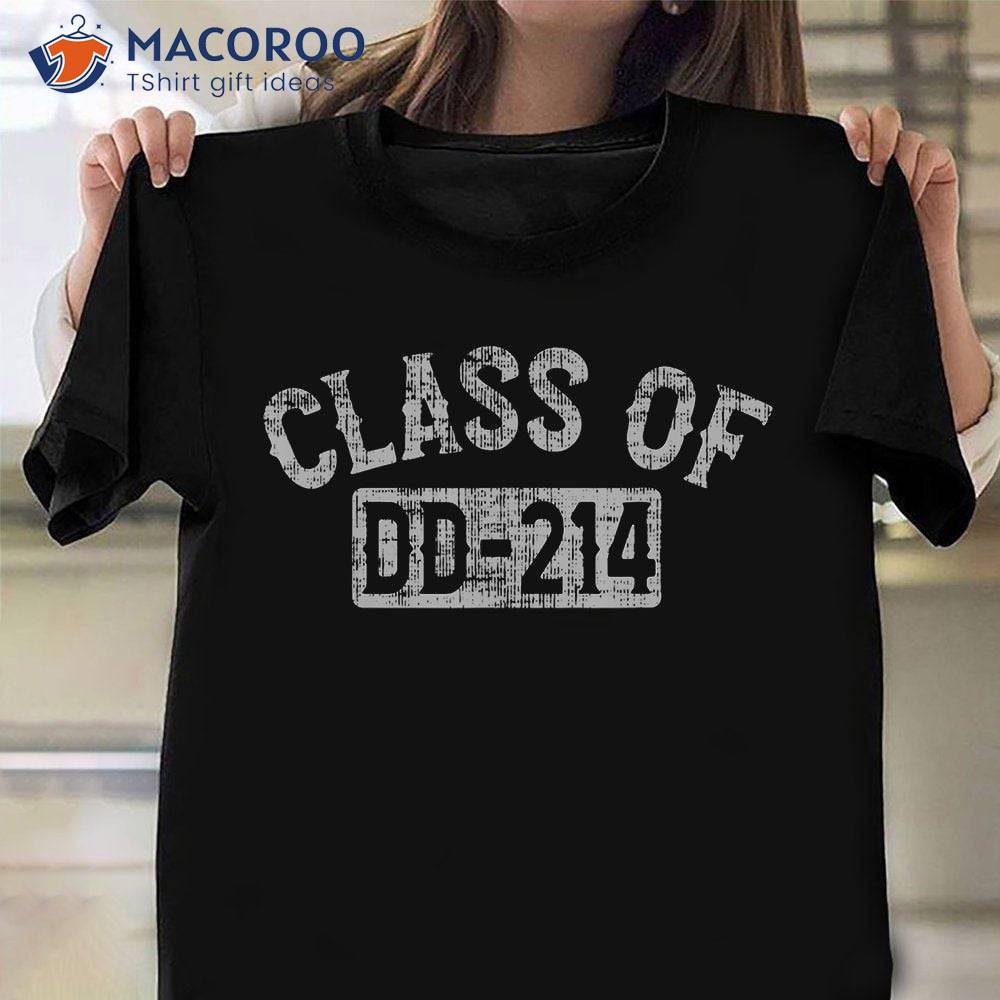 Class Of Dd-214, Retro Tee Military Veteran T-Shirt