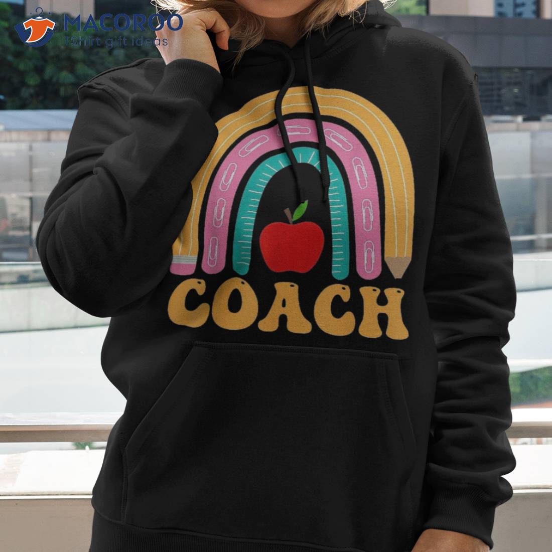 Coach Rainbow Pencil Apple Back To School Appreciation Shirt