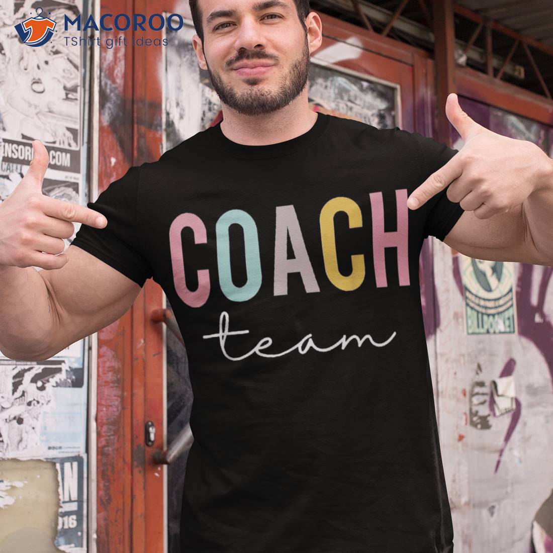 Coach Team Colorful Appreciation Day Back To School Shirt