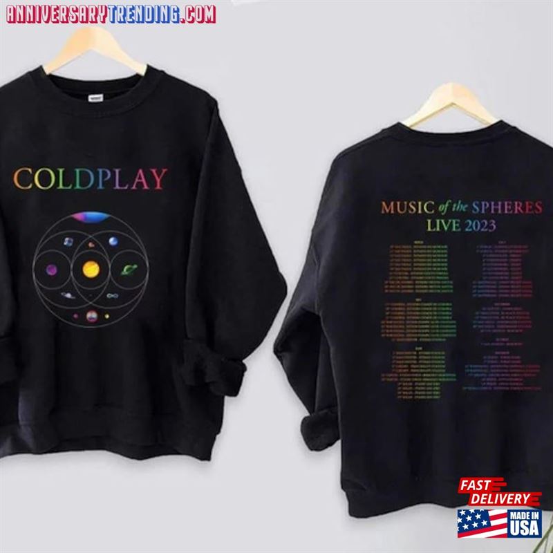 Coldplay World Tour  Sweatshirt T-Shirt Hoodie