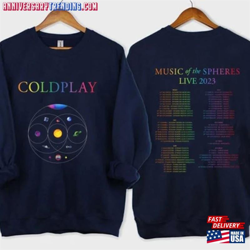 Coldplay World Tour  Sweatshirt T-Shirt Hoodie