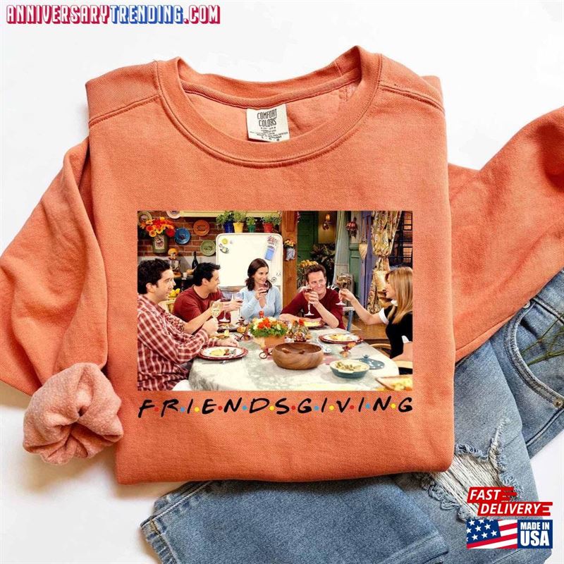 Comfort Color Friendsgiving Sweatshirt Friends Thanksgiving T-Shirt Turkey Shirt