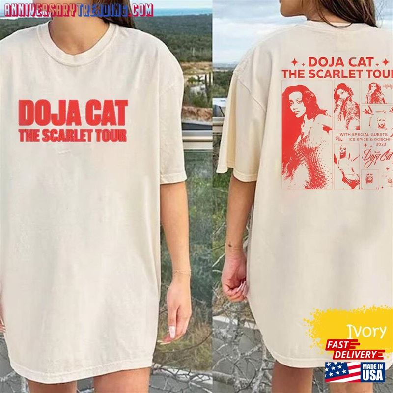 Comfort Colors Doja Cat The Scarlet Tour 2023 Shirt Fan Concert Classic Sweatshirt