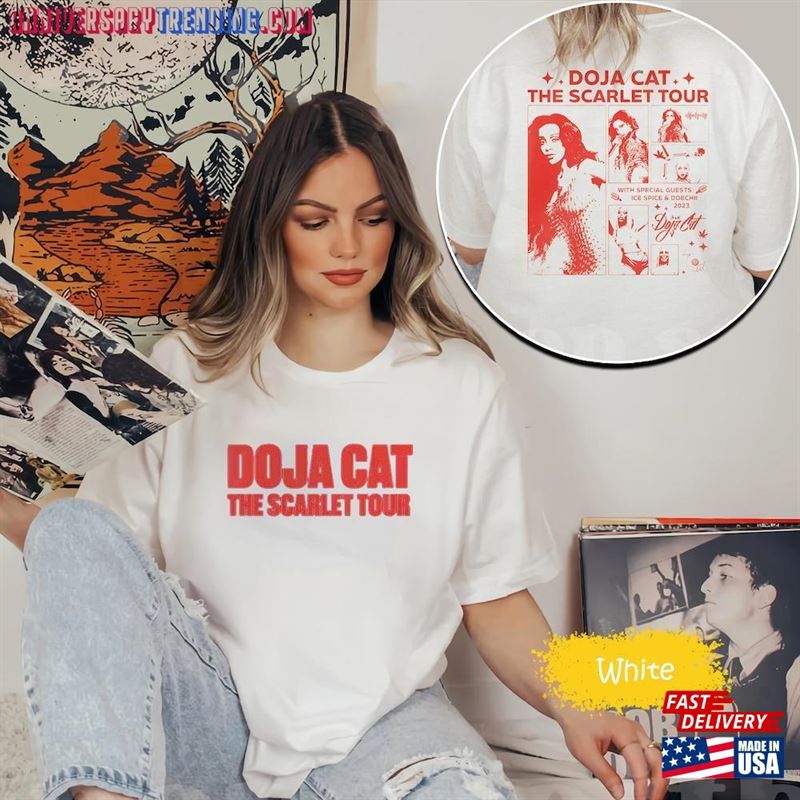 Comfort Colors Doja Cat The Scarlet Tour 2023 Shirt Fan Concert Classic Sweatshirt