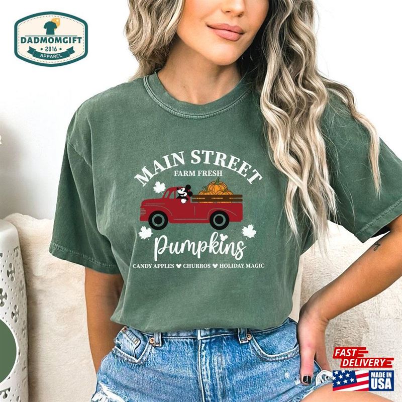 Comfort Colors Farm Fresh Pumpkin Shirt Fall Crewneck Sweatshirt Classic Hoodie