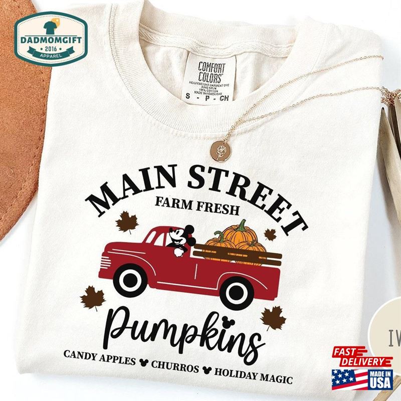 Comfort Colors Farm Fresh Pumpkin Shirt Fall Crewneck Sweatshirt Classic Hoodie