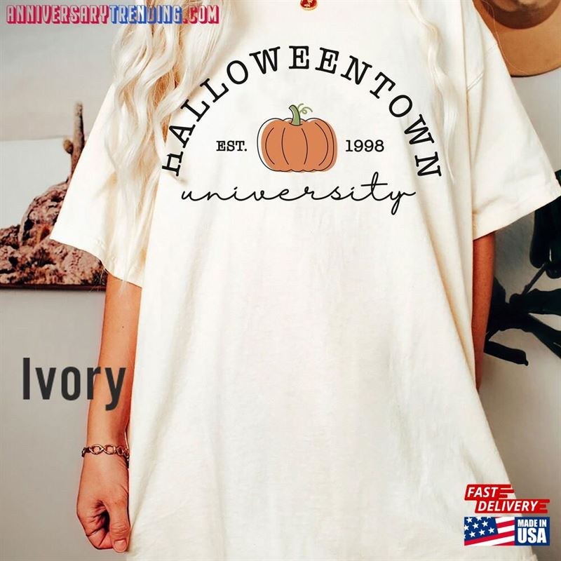 Comfort Colors? Halloweentown University T Shirt Gifts For Halloween Unisex Hoodie