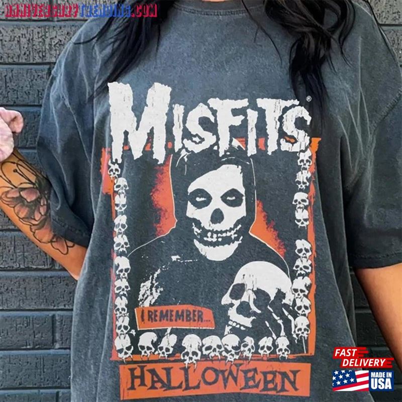 Comfort Colors Vintage 90S Misfits Shirt The T-Shirt Unisex Classic