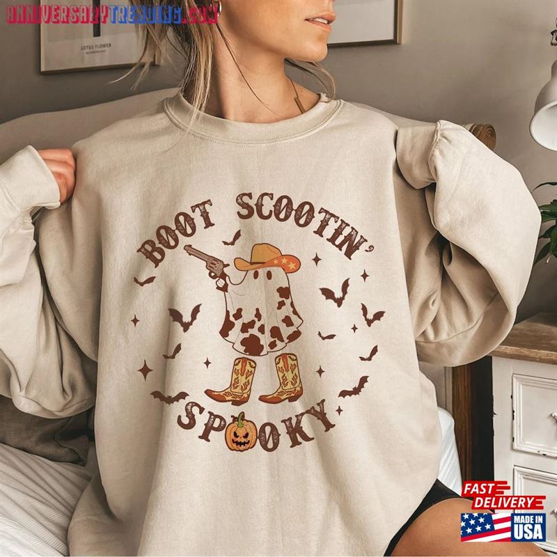 Cowboy Halloween Sweatshirt Western Sweater Vintage Gift Hoodie T-Shirt