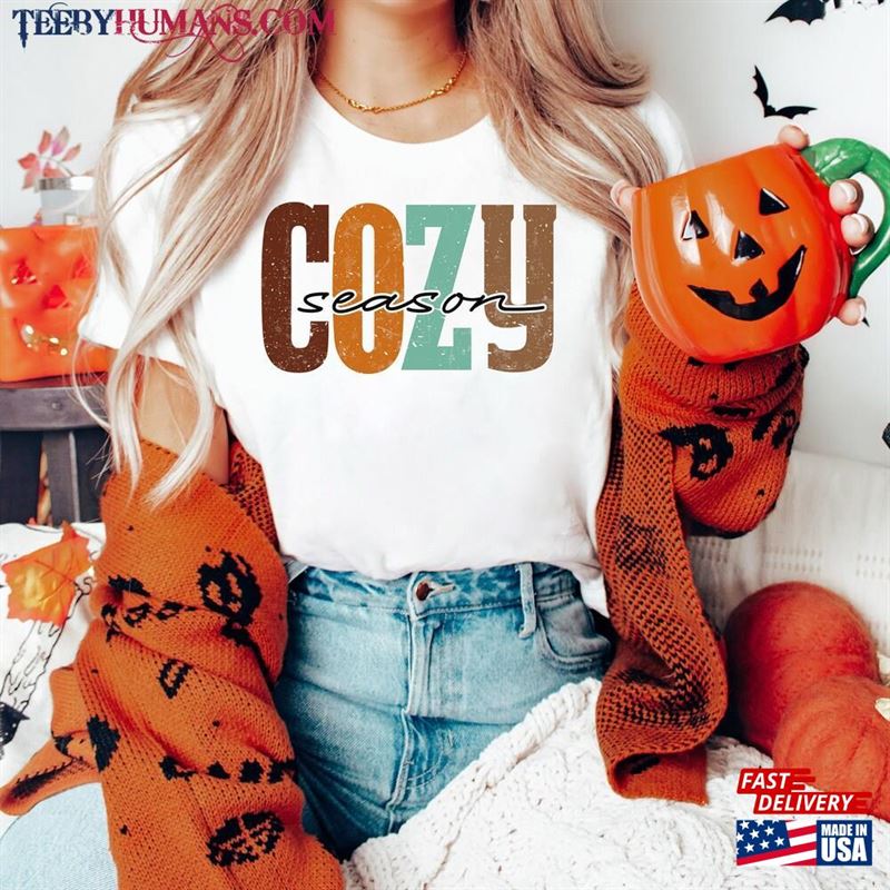 Cozy Season Sweatshirt Retro Fall Get Classic Unisex