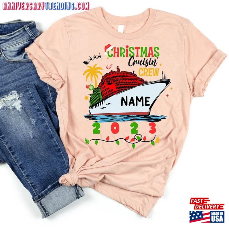 Custom Name Christmas Cruise Shirt Squad Group For 2024 Season Classic Hoodie