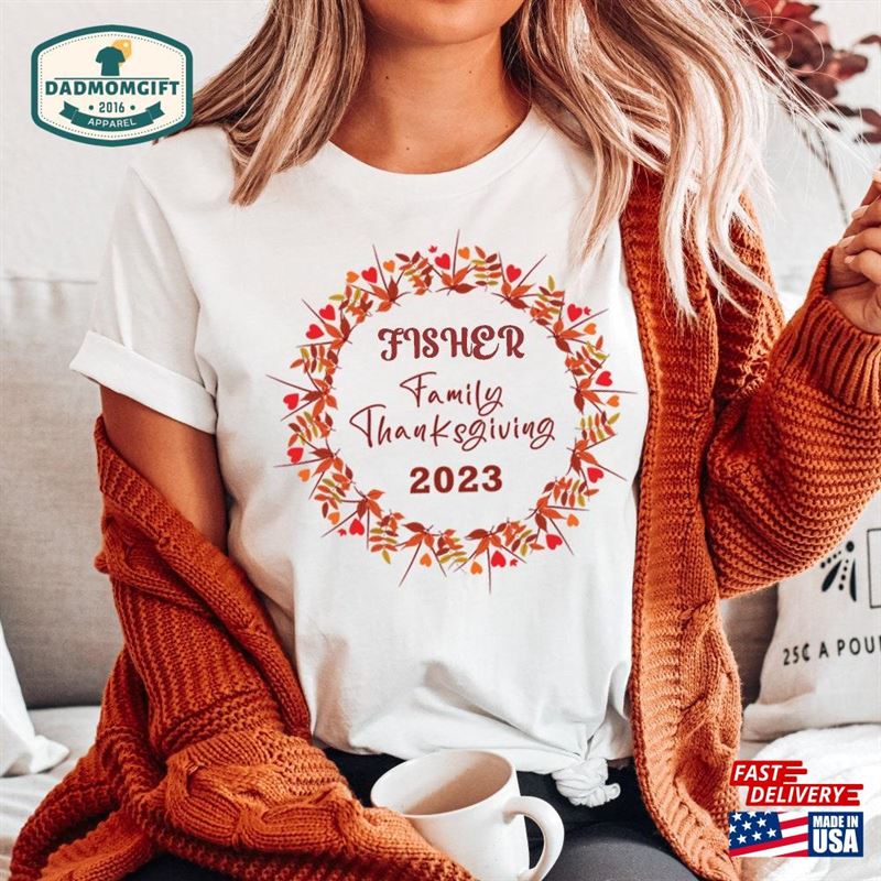 Customized Thanksgiving Family T-Shirt 2023 Tee Classic Sweatshirt