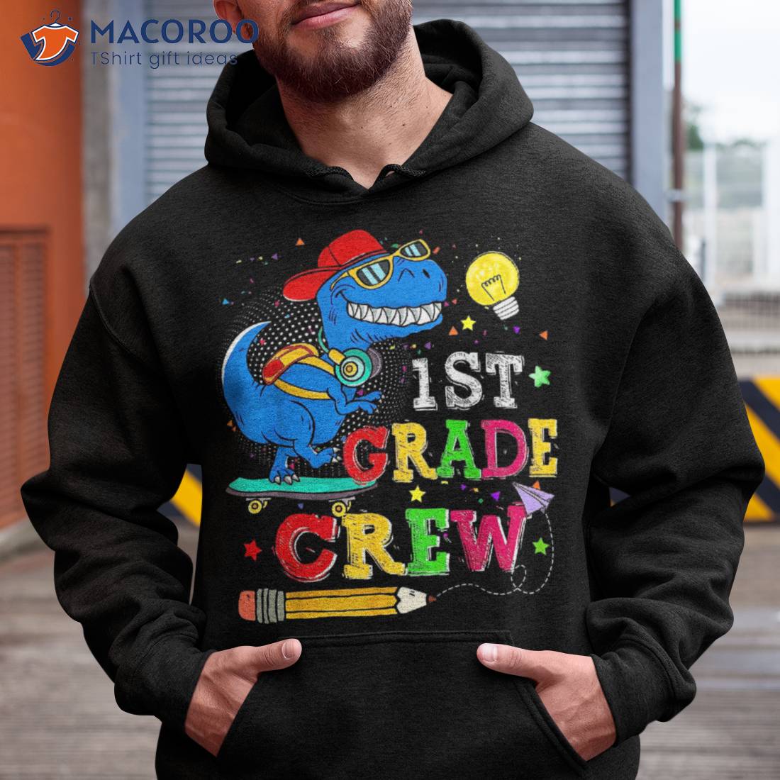 Cute 1st Grade Crew Dinosaur Back To School First Kid Shirt