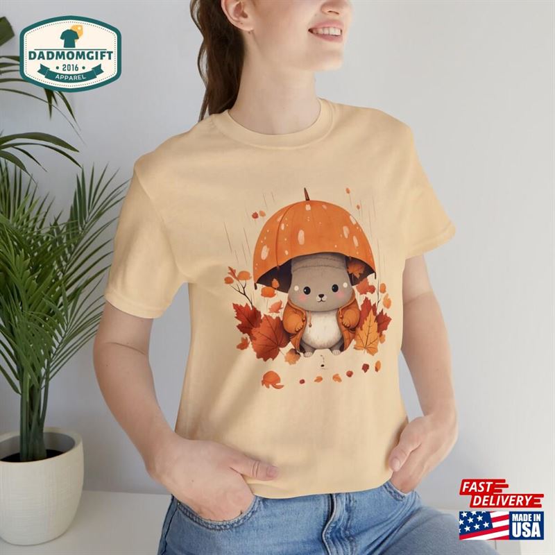 Cute Adorable Fall Shirt Women Unisex T-Shirt