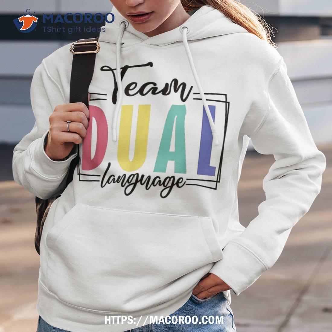 Cute Back To School Squad Team Dual Language Teachers Shirt