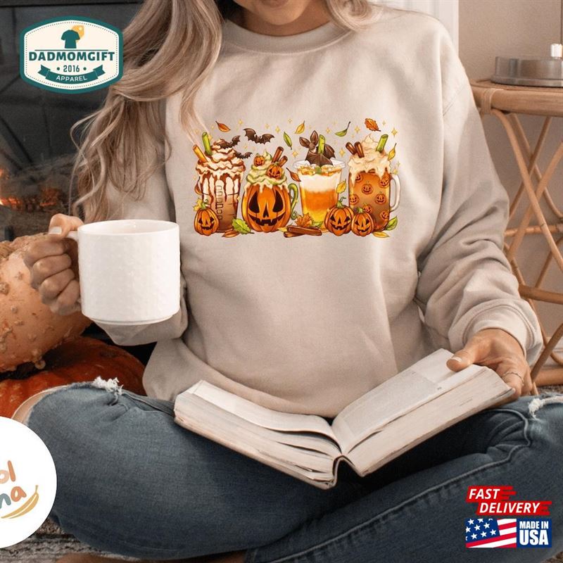 Cute Fall Coffee Sweatshirt Sweater Lover T Shirt Unisex