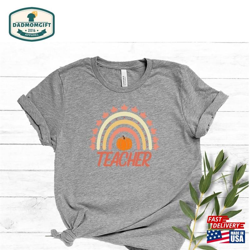 Cute Fall Teacher Shirt Friendsgiving 2023 Thanksgiving Day Classic Sweatshirt