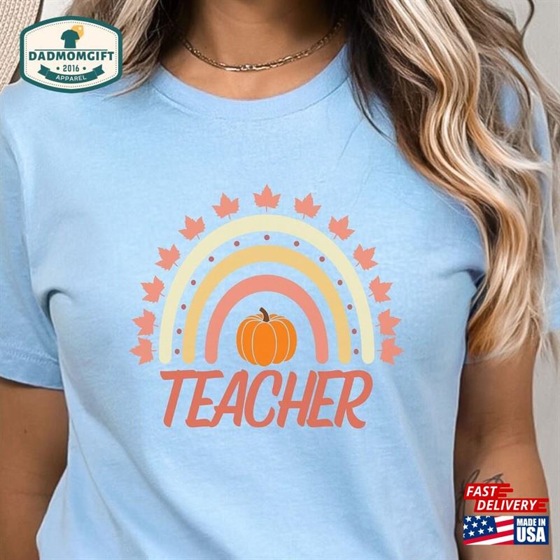 Cute Fall Teacher Shirt Friendsgiving 2023 Thanksgiving Day Classic Sweatshirt