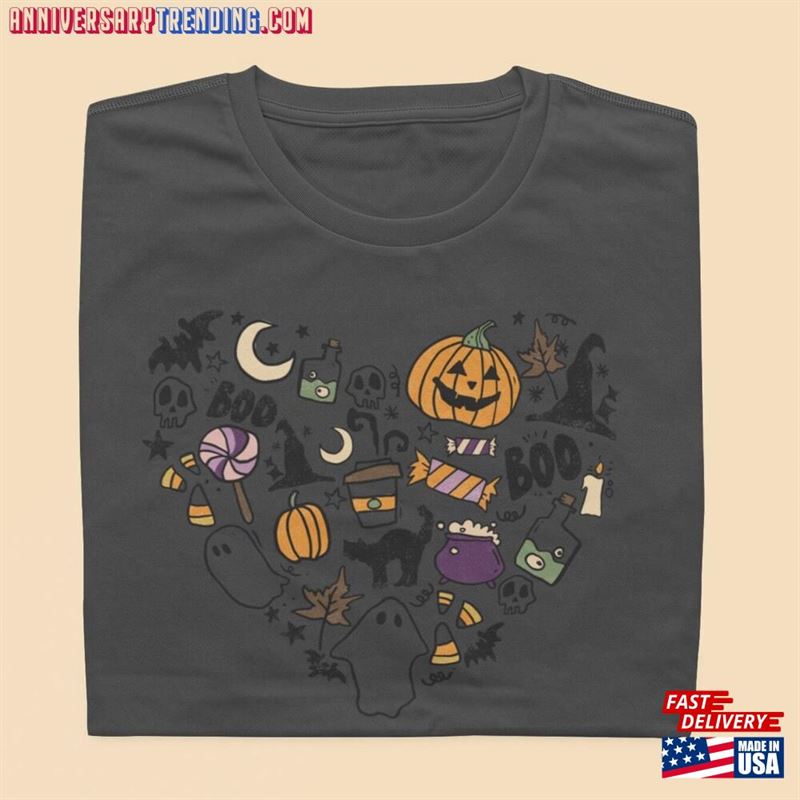 Cute Halloween Theme Shirt For Women T-Shirts Teacher T-Shirt Hoodie