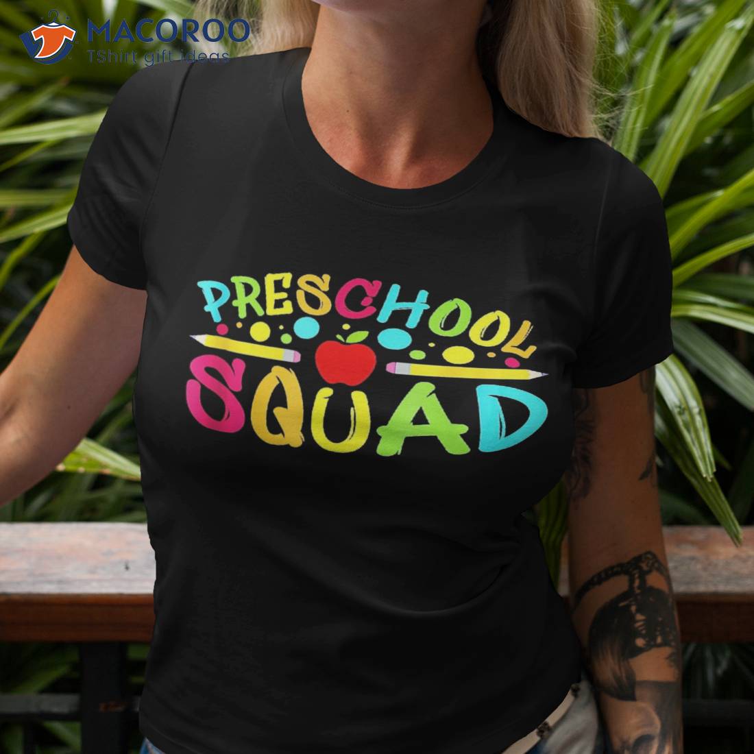 Cute Pre K Squad Teacher Preschool Back To School Girls Kids Shirt