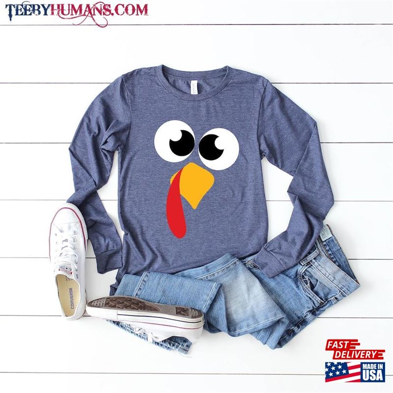 Cute Turkey Fall Thanksgiving Shirt T Womens Funny Tee Unisex Hoodie