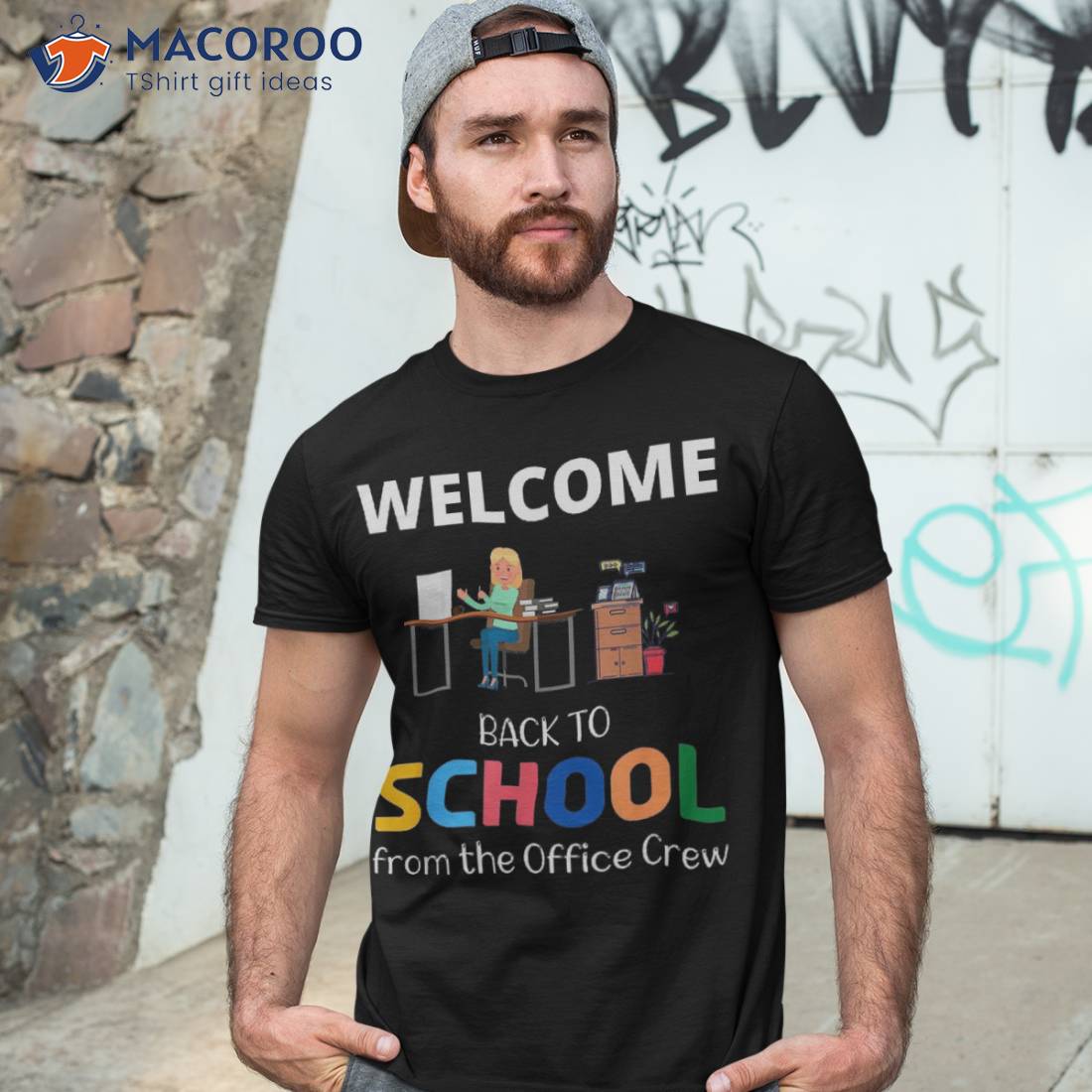 Cute “welcome Back To School From The Office Crew” Staff Shirt