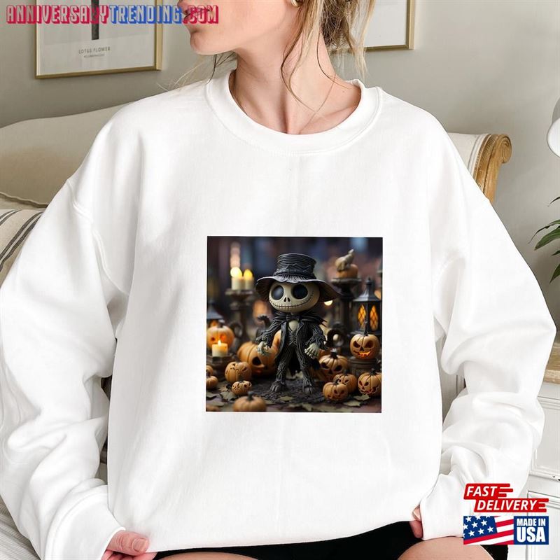 Cute Witch Hat Shirt Pumpkin Spooky Season T-Shirt Classic Unisex