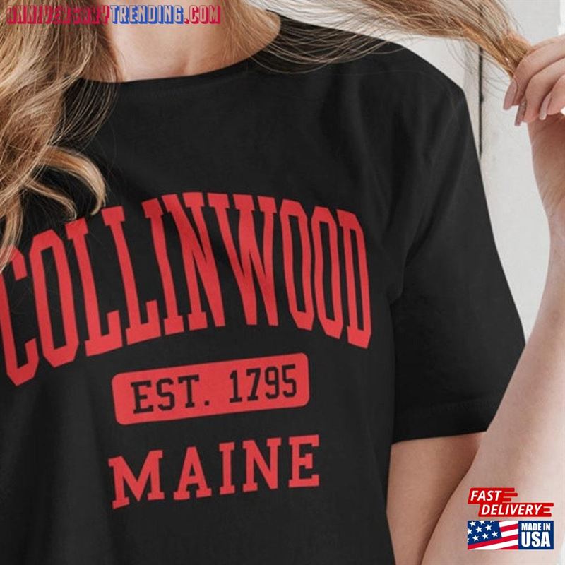 Dark Shadows Tee Collinwood 1795 Maine Shirt Unisex Hoodie