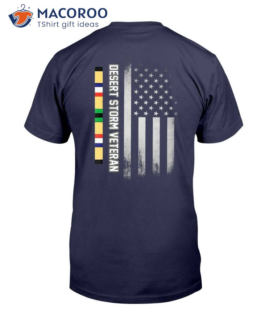 Desert Storm Veteran, American Flag Shirt