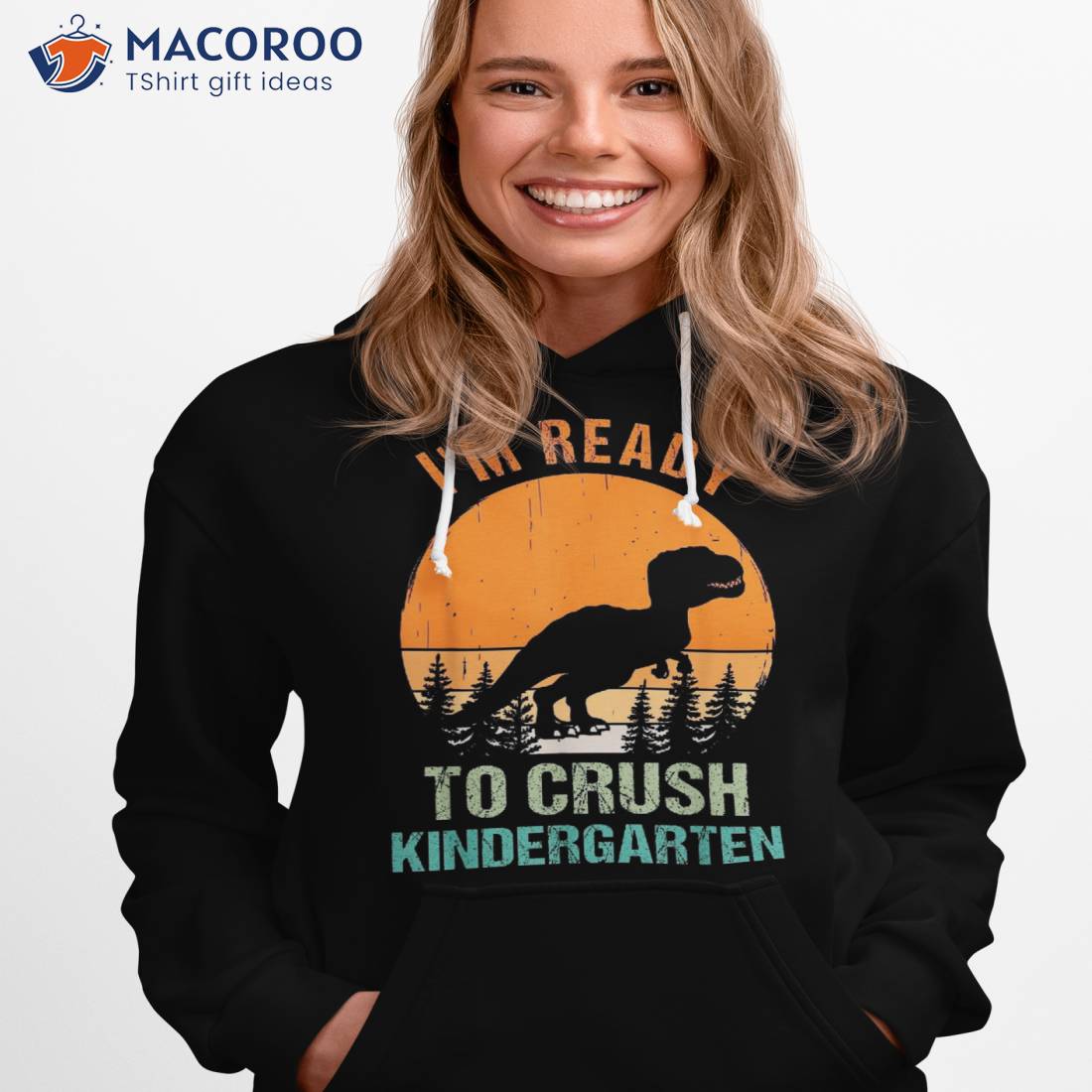 Dinosaur I’m Ready To Crush Kindergarten Back School Shirt