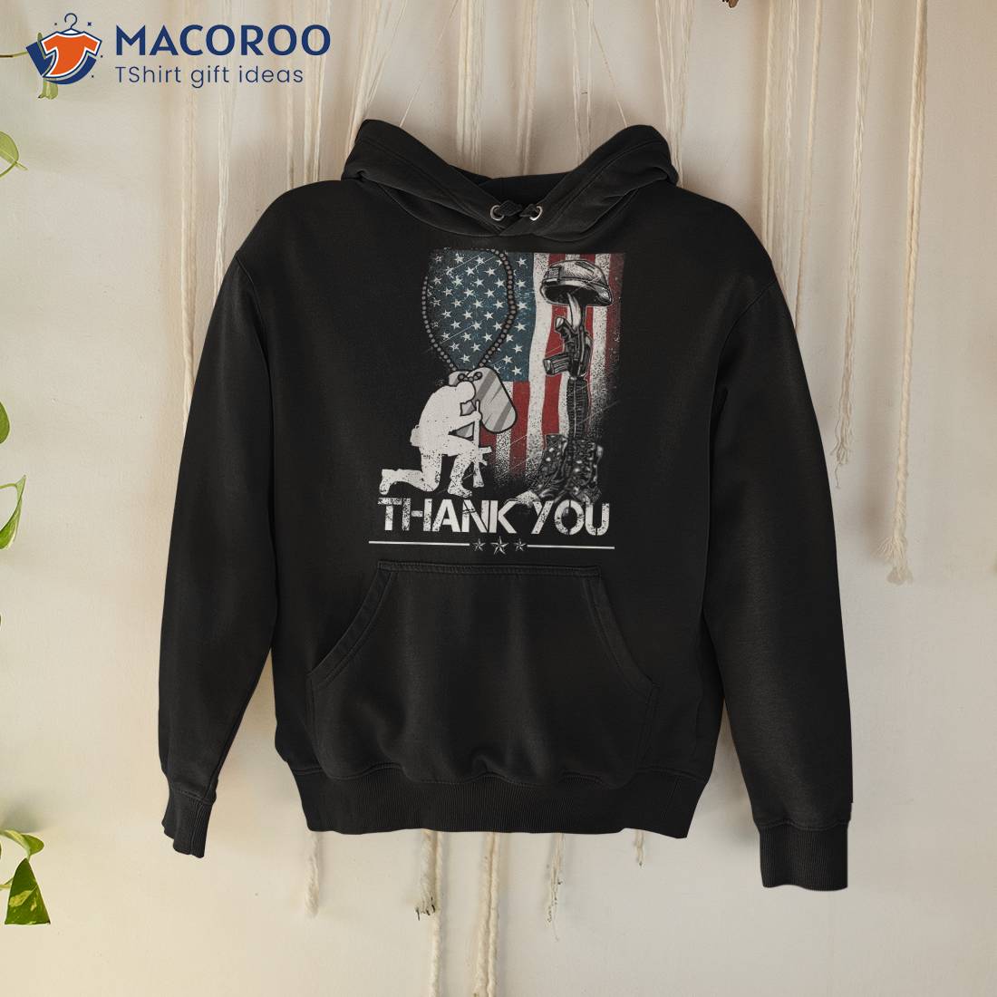 Distressed Memorial Day Shirt Flag Military Boots Dog Tags Shirt