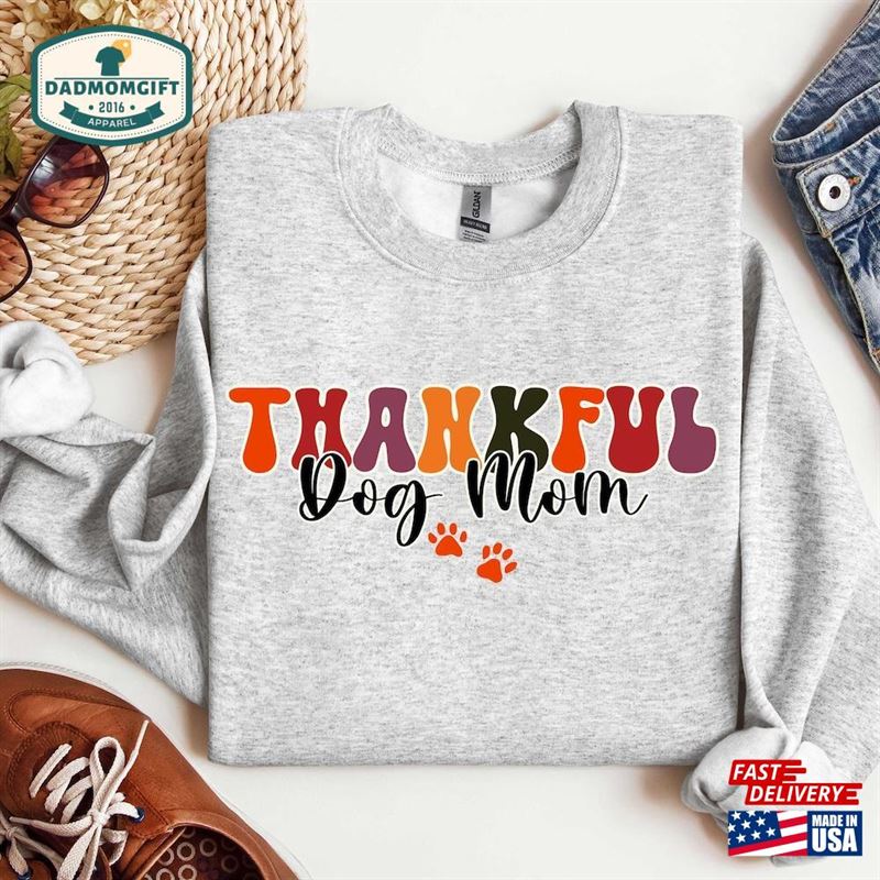 Dog Paw Print Thanksgiving Sweatshirt Pumpkin Lover T-Shirt