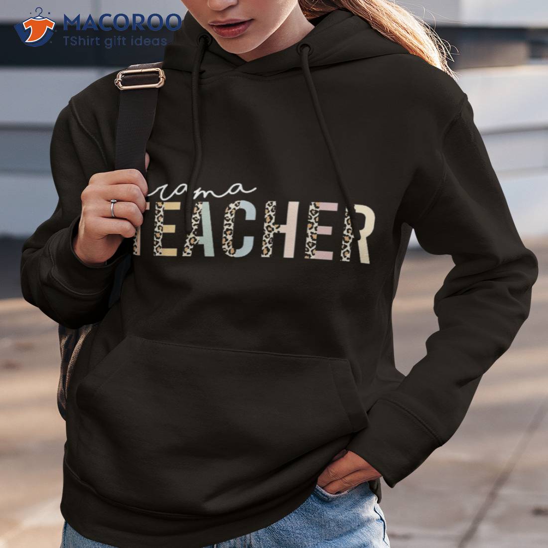 Drama Teacher Leopard Letters Cute Back To School Shirt